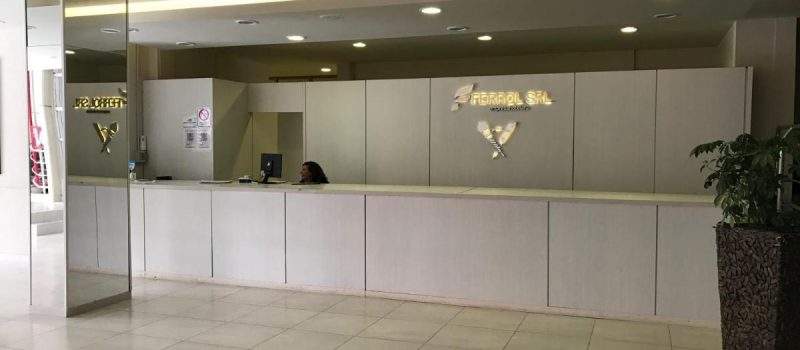 Recepcion Hotel Luz Y Fuerza San Bernardo All Inclusive Buenos Aires